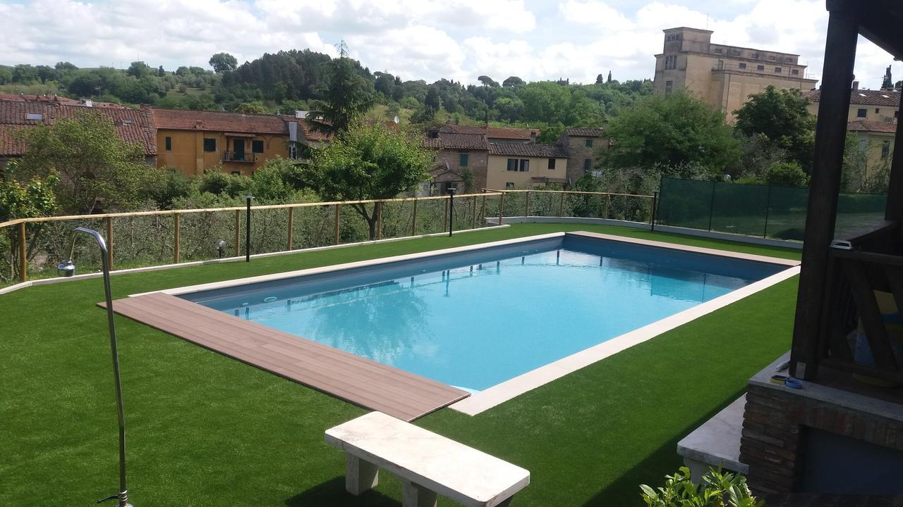 Hotel La Pace Asciano Esterno foto